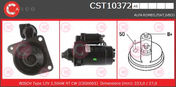 Стартер CASCO CST10372AS