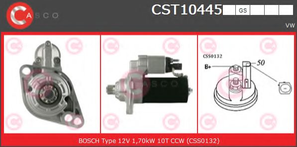 Стартер CASCO CST10445GS