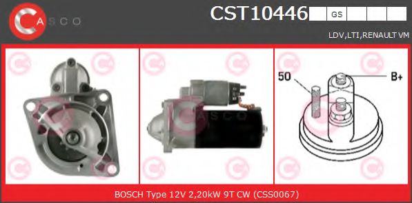 Стартер CASCO CST10446GS