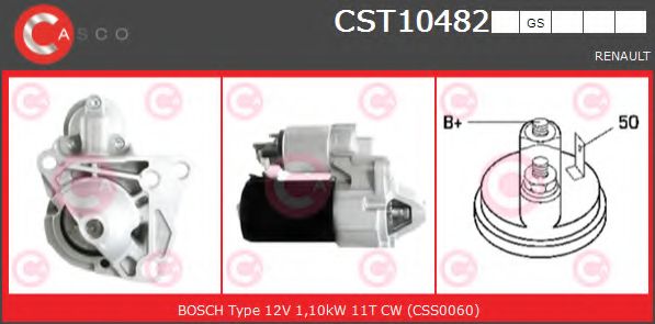 Стартер CASCO CST10482GS