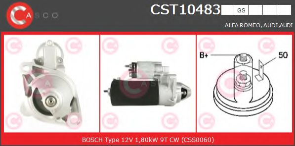 Стартер CASCO CST10483GS