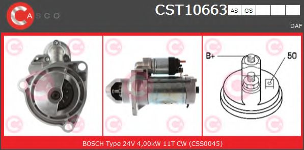 Стартер CASCO CST10663AS