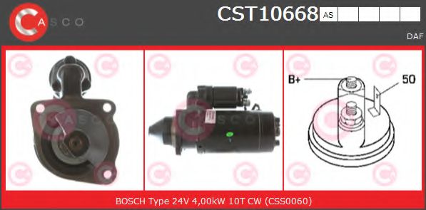 Стартер CASCO CST10668AS