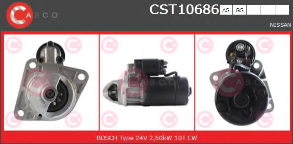 Стартер CASCO CST10686GS