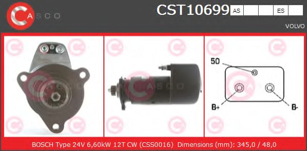 Стартер CASCO CST10699AS