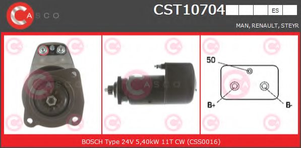 Стартер CASCO CST10704ES