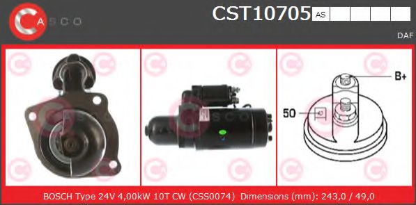 Стартер CASCO CST10705AS