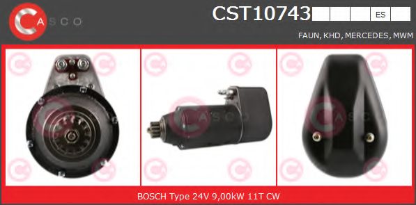 Стартер CASCO CST10743ES