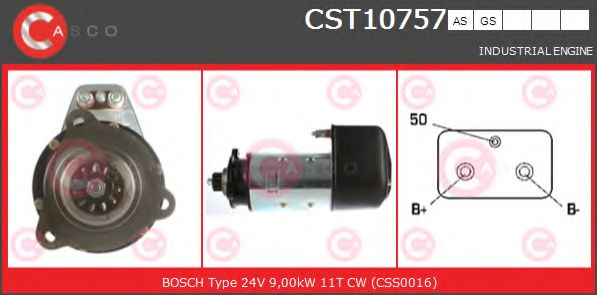 Стартер CASCO CST10757AS