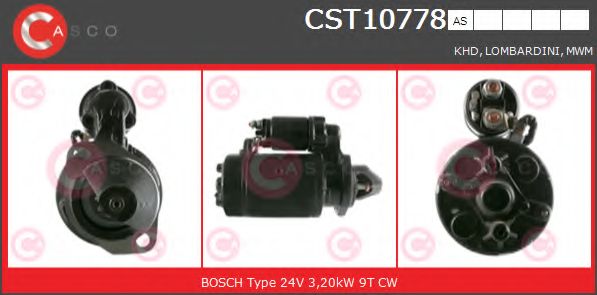 Стартер CASCO CST10778AS