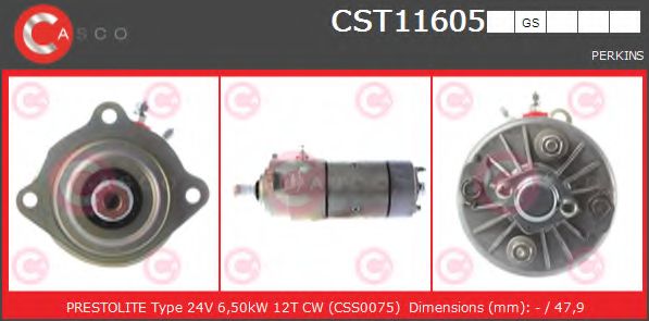 Стартер CASCO CST11605GS