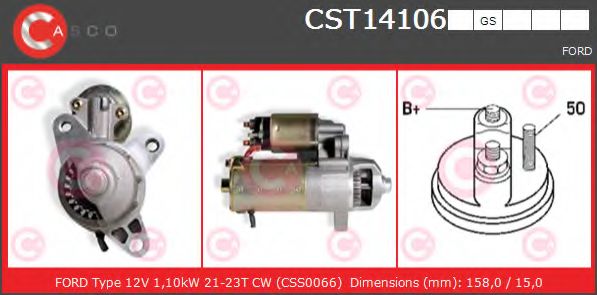 Стартер CASCO CST14106GS