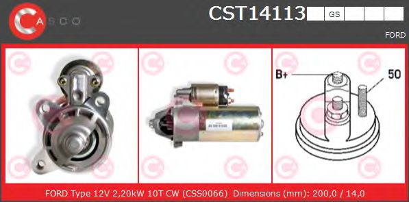 Стартер CASCO CST14113GS