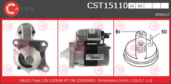 Стартер CASCO CST15110AS