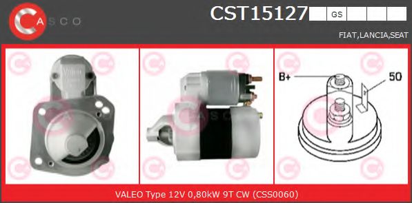 Стартер CASCO CST15127GS