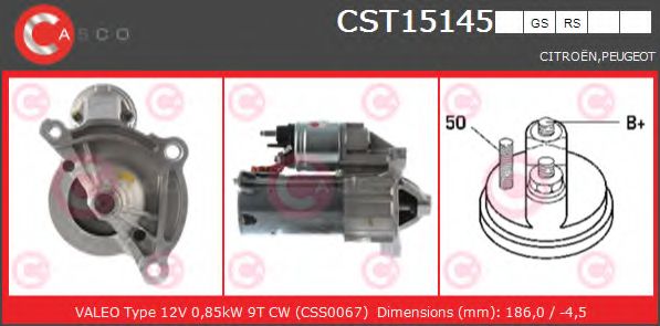 Стартер CASCO CST15145GS