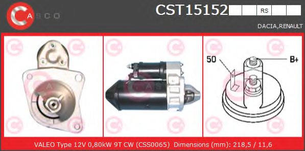 Стартер CASCO CST15152RS