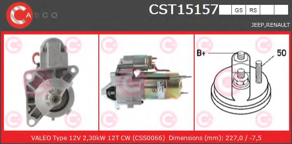 Стартер CASCO CST15157RS