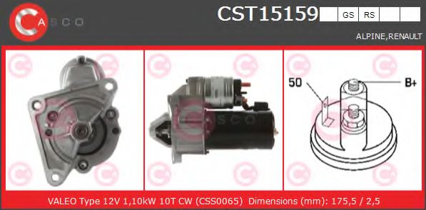Стартер CASCO CST15159GS