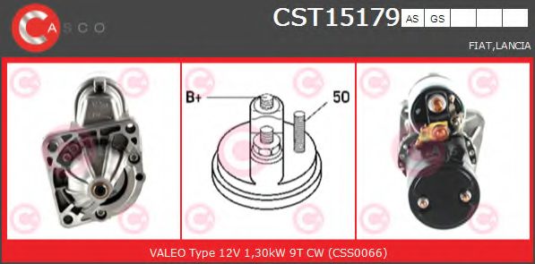 Стартер CASCO CST15179AS