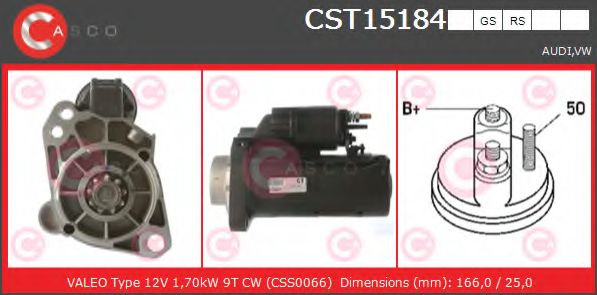 Стартер CASCO CST15184GS