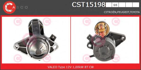 Стартер CASCO CST15198GS