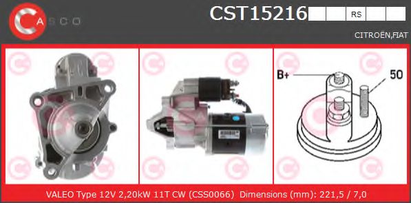 Стартер CASCO CST15216RS