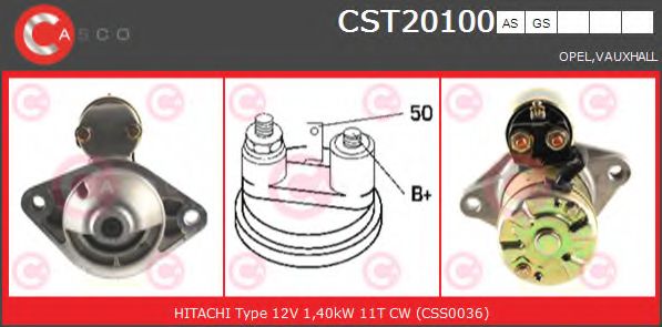 Стартер CASCO CST20100AS