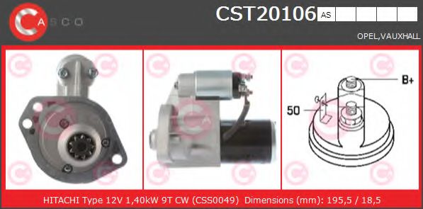 Стартер CASCO CST20106AS