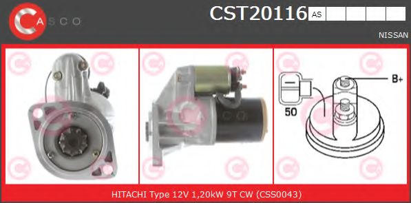 Стартер CASCO CST20116AS