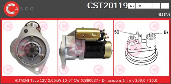 Стартер CASCO CST20119AS