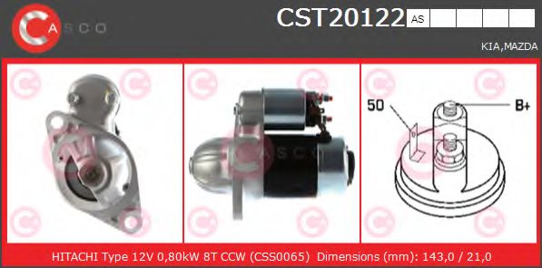 Стартер CASCO CST20122AS