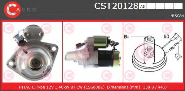 Стартер CASCO CST20128AS