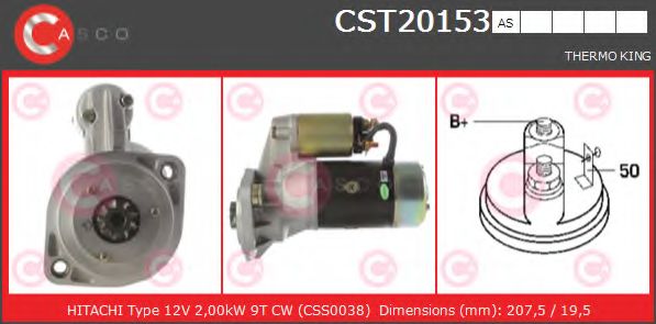 Стартер CASCO CST20153AS