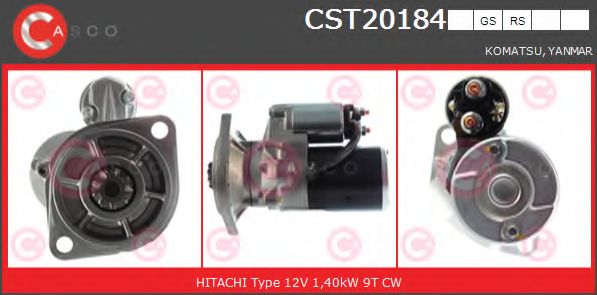 Стартер CASCO CST20184GS
