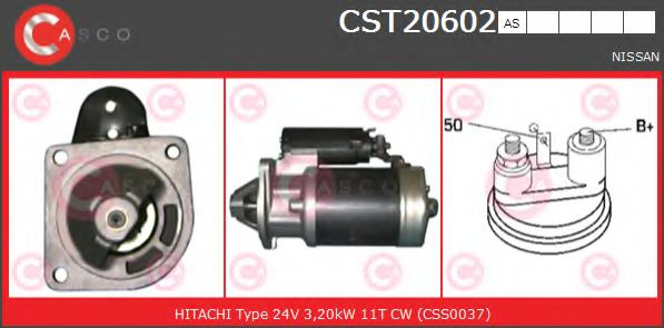 Стартер CASCO CST20602AS