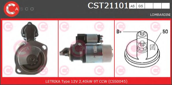 Стартер CASCO CST21101AS