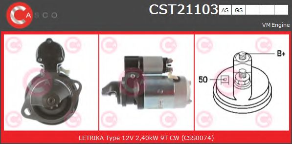 Стартер CASCO CST21103AS