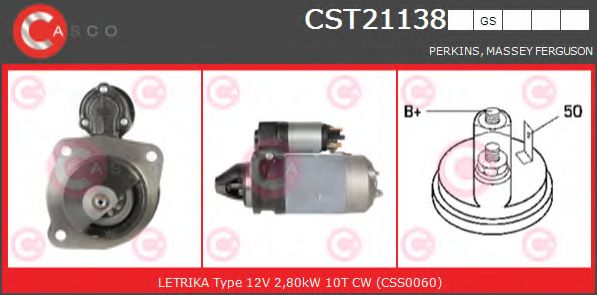 Стартер CASCO CST21138GS