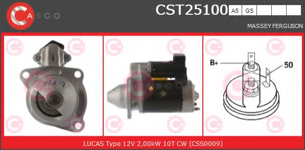 Стартер CASCO CST25100AS
