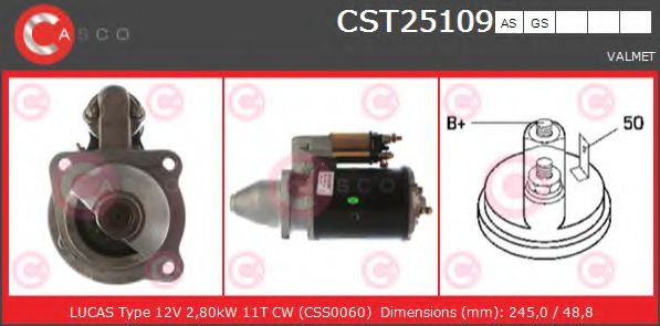 Стартер CASCO CST25109AS