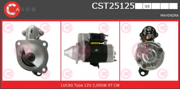 Стартер CASCO CST25125GS