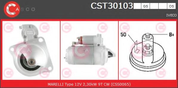 Стартер CASCO CST30103GS