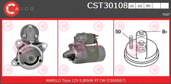 Стартер CASCO CST30108AS