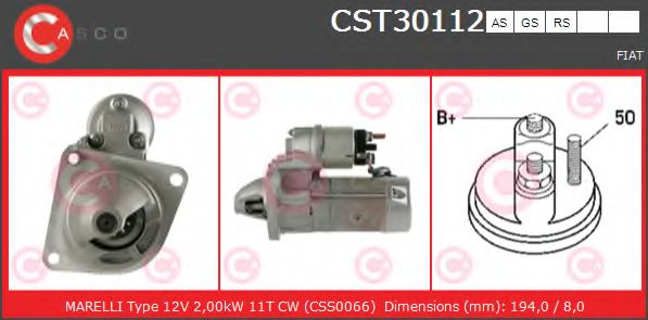 Стартер CASCO CST30112RS