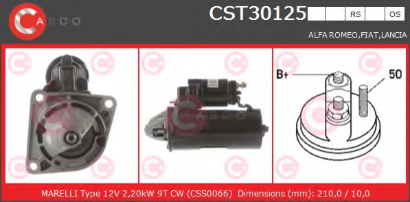 Стартер CASCO CST30125OS