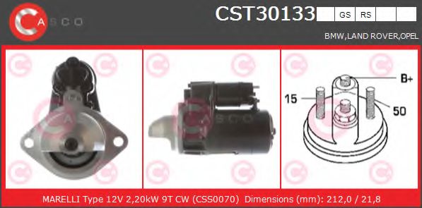 Стартер CASCO CST30133RS