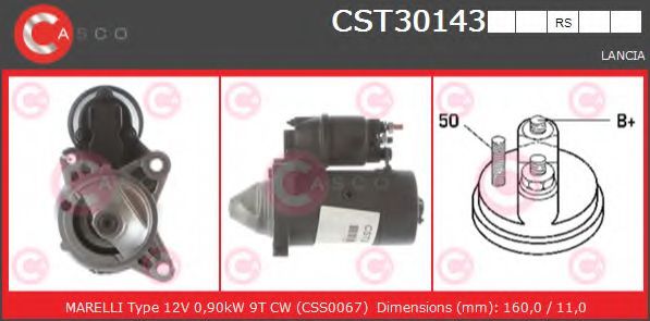 Стартер CASCO CST30143RS