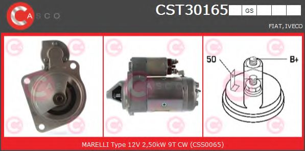 Стартер CASCO CST30165GS