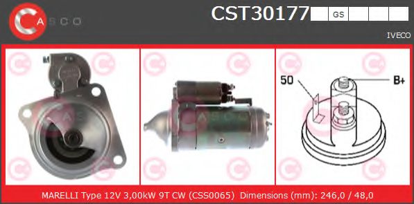 Стартер CASCO CST30177GS